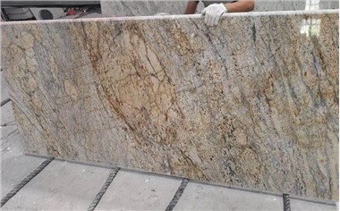 Žluté žulové kuchyňské desky