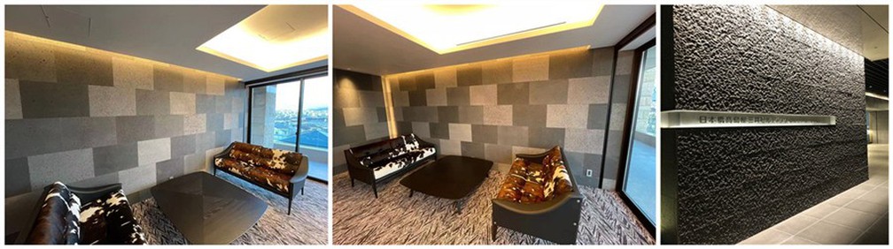 Interior walls made of China Hainan basalt Interior walls made of China Hainan basalt